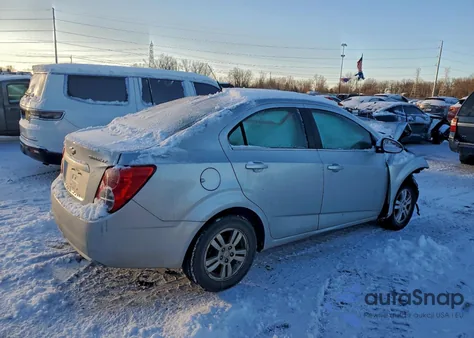 2012 Chevrolet Sonic Lt из США, поврежденный, VIN 1G1JC5SH6C4146226